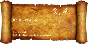 Kis Atala névjegykártya